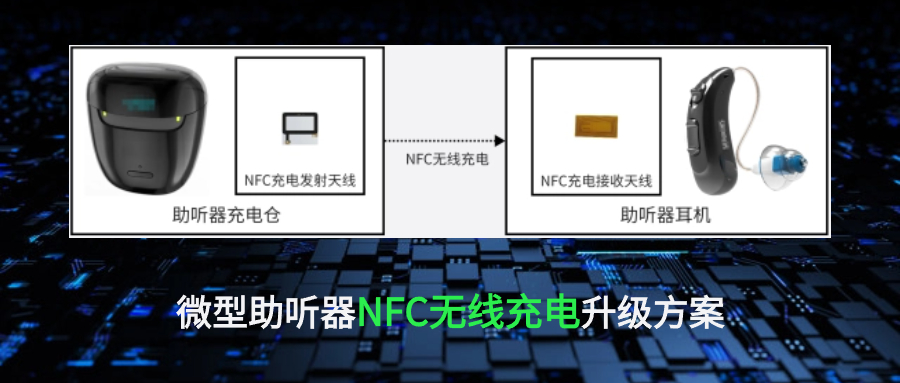 微型助听器NFC无线充电升级方案